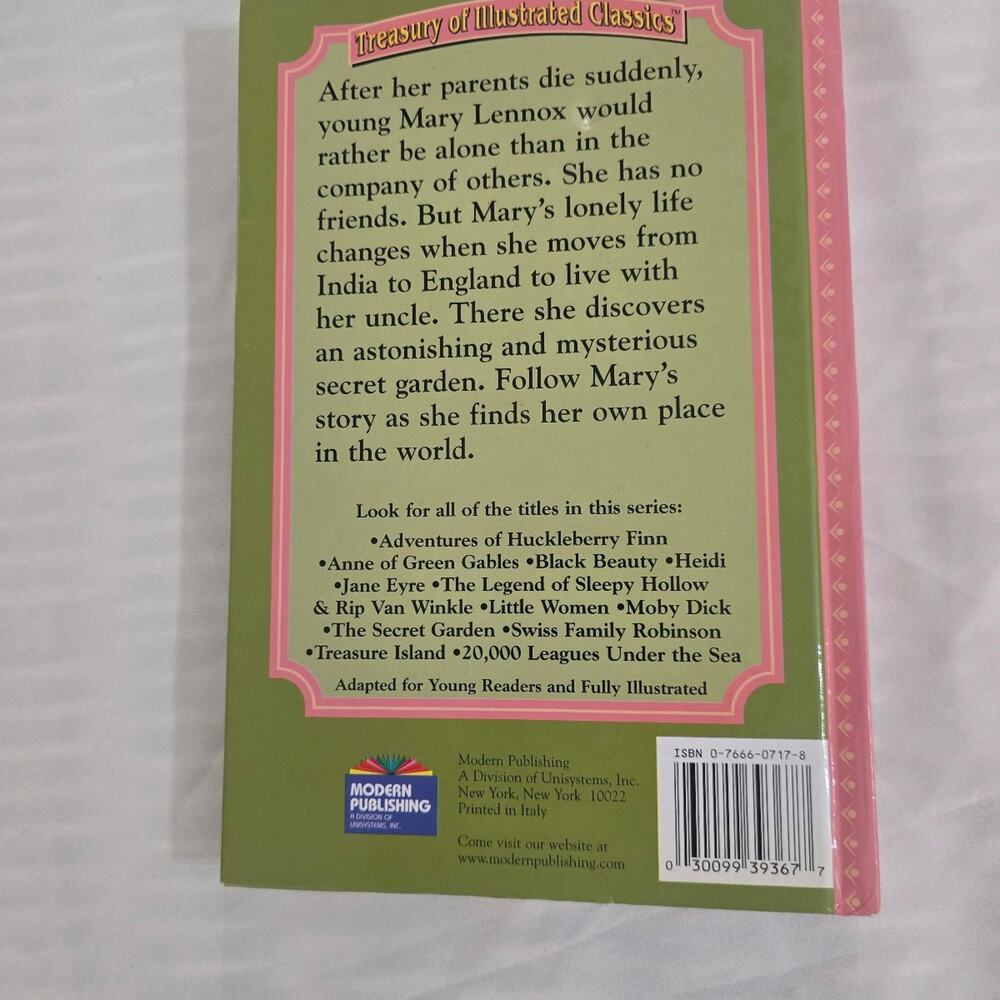The Secret Garden Vintage Book By Frances Hodgson Burnett (Hard Cover) - Picture 2 of 4